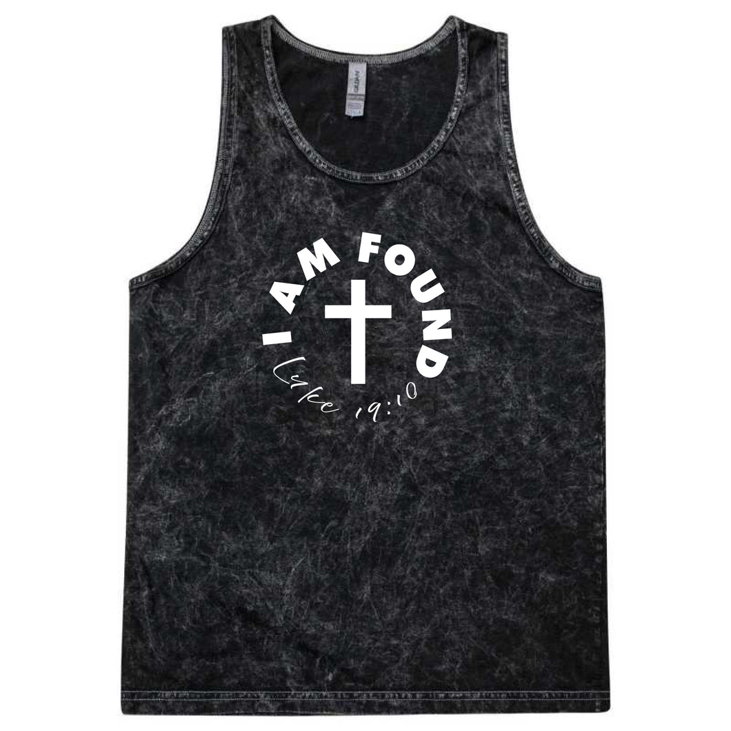 I am Found | Tie Dye Mineral Tank