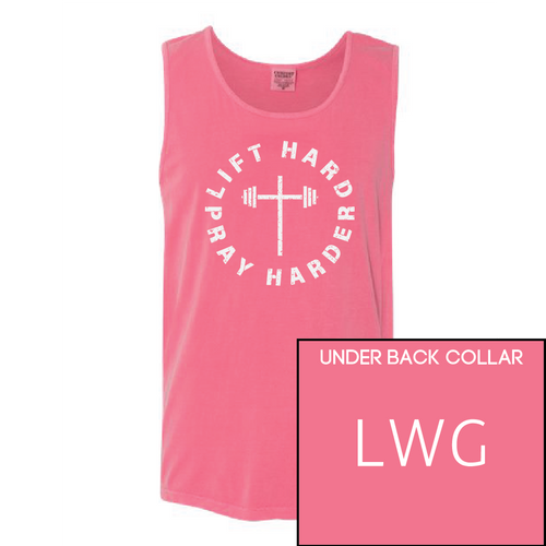 Lift Hard, Pray Harder | Comfort Color Tank