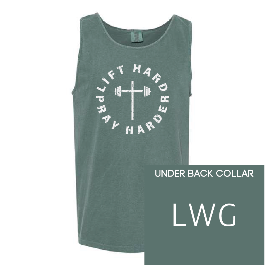 Lift Hard, Pray Harder | Comfort Color Tank