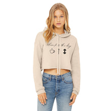 Plan for the Day: Coffee, Scripture, Lift |  Crop Hoodie