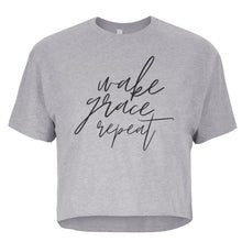 Wake, Grace, Repeat | Ladies' Relaxed Fit Crop T-shirt