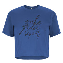 Wake, Grace, Repeat | Ladies' Relaxed Fit Crop T-shirt