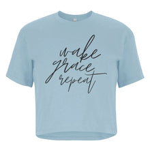Wake, Grace, Repeat | Ladies' Relaxed Fit Crop T-shirt