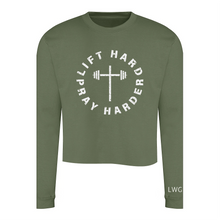 Lift Hard, Pray Harder | Custom Cut Crew