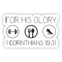 For His Glory | Decal