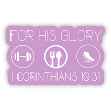 For His Glory | Decal