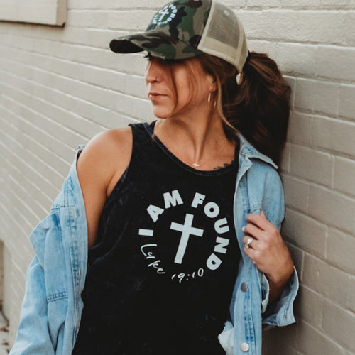 I am Found | Tie Dye Mineral Tank