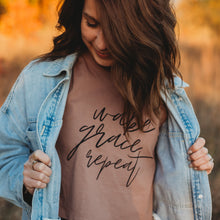 Wake, Grace, Repeat | Ladies' Relaxed Fit Crop T-shirt