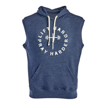 Lift Hard, Pray Harder | Sleeveless Hoodie